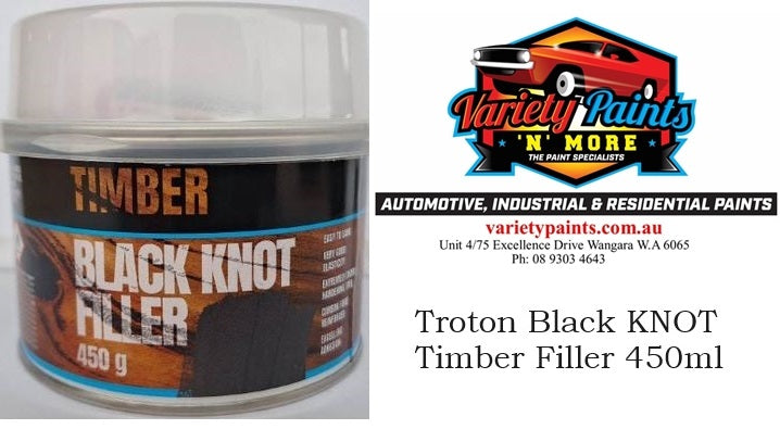 Troton Black KNOT Timber Filler 450ml