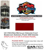 UC1503 Red Metallic Ground Coat Basecoat Aerosol Paint 300 Grams STEP 2