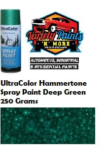 UltraColor Hammertone Spray Paint Deep Green  Hammerfinish 250 Grams