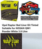 Upol Raptor Bed Liner Kit Tinted Suitable for NISSAN QM1 Powder White 3.8 Litre