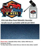 V5U Ash Blue Pearl Metallic Hyundai Acrylic Touch up bottle with brush 50ml