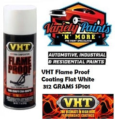 VHT Flame Proof Coating Flat White 312 GRAMS SP101