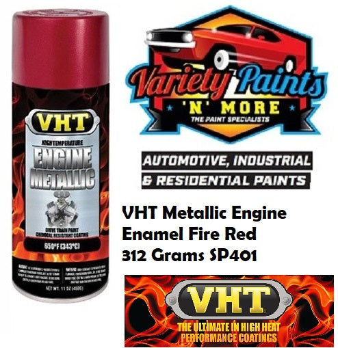 VHT Metallic Engine Enamel Fire Red 312 Grams SP401 **