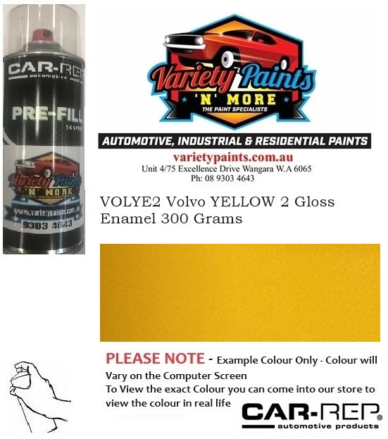 VOLYE2 Volvo YELLOW 2 Gloss Enamel 300 Grams