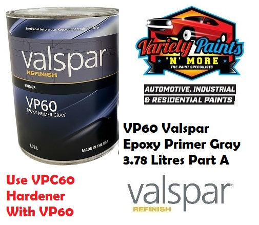VP60 Valspar Epoxy Primer Gray 3.78 Litres 4:1 Part A