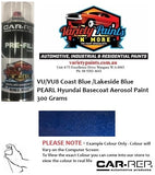 VU/VU8 Coast Blue /Lakeside Blue PEARL Hyundai Basecoat Aerosol Paint 300 Grams

