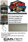VY2 Chalk Beige Pearl Metallic Suitable for Hyundai BASECOAT Aerosol 300 Grams
