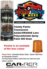 Variety Paints Translucent Amber/ORANGE Lens Polycarbonate Spray Paint 300 Gram