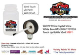 W2071 White Crystal Shine White Base BASECOAT TOYOTA Touch Up Bottle 50ml STEP 1