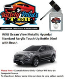 W9U Ocean View Metallic Hyundai Standard Acrylic Touch Up Bottle 50ml with Brush