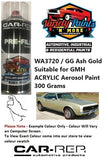 WA3720 / GG Ash Gold Suitable for GMH BASECOAT Aerosol Paint 300 Grams