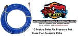 GRP 10 Metre Twin Air Pressure Pot Hose For Pressure Pots