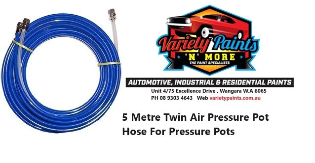 5 Metre Twin Pressure Pot Hose For Pressure Pots
