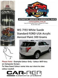 WS-7193 White Suede Standard FORD USA ACRYLIC Aerosol Paint 300 Grams