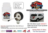 WS-7193 White Suede VARIANT 1 (Redder) FORD USA Acrylic Touch Up Bottle 50ml with Brush