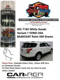 WS-7193 White Suede Variant 1 FORD USA Basecoat Aerosol Paint 300 Grams