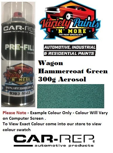 Wagon Hammercoat Green 300 Gram Aerosol 00171