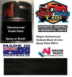 Wagon Hammercoat Outback Black 20 Litre Epoxy Paint 00615