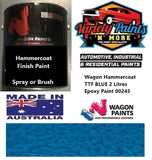 Wagon Hammercoat TTF BLUE 2 Litre Epoxy Paint 000245