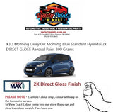 X3U Morning Glory OR Morning Blue Standard Hyundai 2K DIRECT GLOSS Aerosol Paint 300 Grams