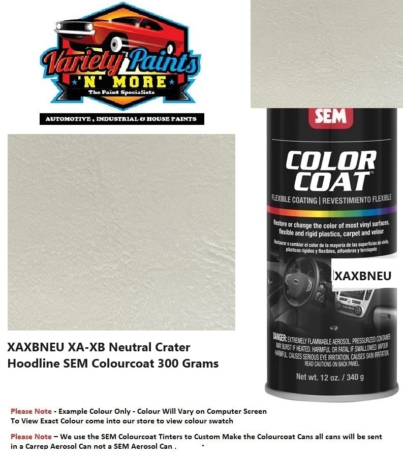 Ford XA-XB Neutral Crater Hoodline Colourcoat Vinyl Aerosol Paint 300 Grams