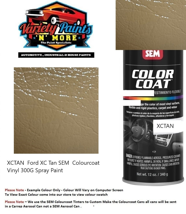 XCTAN  Ford XC Tan SEM  Colourcoat Vinyl 300G Spray Paint