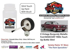 X Vintage Burgundy Metallic Ford BASECOAT 1960s Touch Up Bottle 50ml