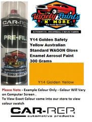 Y14 Golden Safety Yellow Australian Standard WAGON Gloss Enamel Aerosol Paint 300 Grams