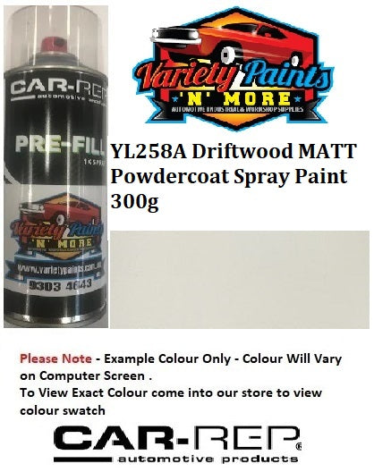 YL258A Driftwood MATT Powdercoat Spray Paint 300g