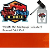 YR256M Mat Axis Orange Honda M/C Basecoat Paint 50ml