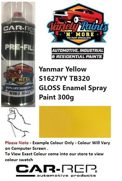Yanmar Yellow S1627YY GLOSS Enamel Spray Paint 300g