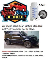 ZJ3 Bluish Black Pearl SUZUKI Standard Acrylic 50ML Touch Up Bottle with Brush 