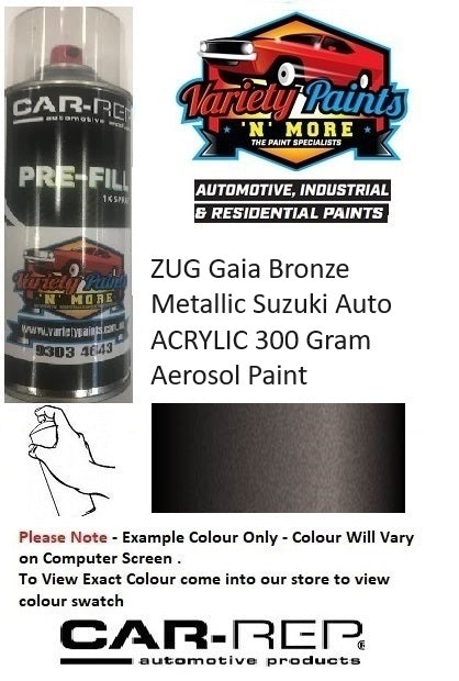 ZUG Gaia Bronze Metallic Suzuki Auto ACRYLIC 300 Gram Aerosol Paint