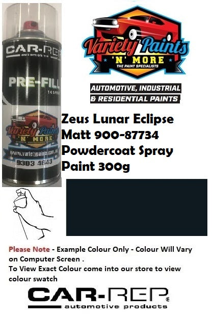 Zeus® Lunar Eclipse MATT 900-87734 Powdercoat Spray Paint 300g