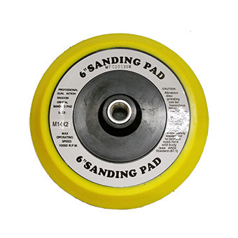 150mm Velcro Back-up Disc Pad: 14mm M14