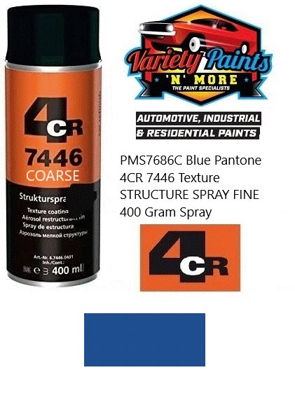 PMS7686C Blue Pantone 4CR 7446 Texture STRUCTURE SPRAY FINE 400 Gram Spray
