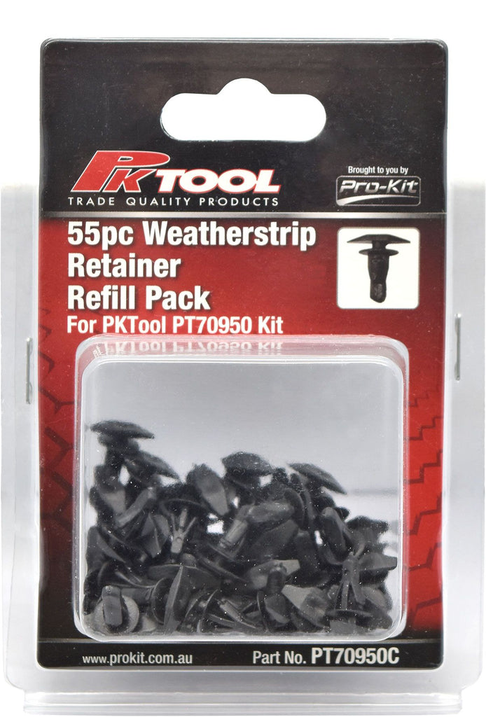 55pc Trim Clips Refill Pack - Weatherstrip retainer (F67)