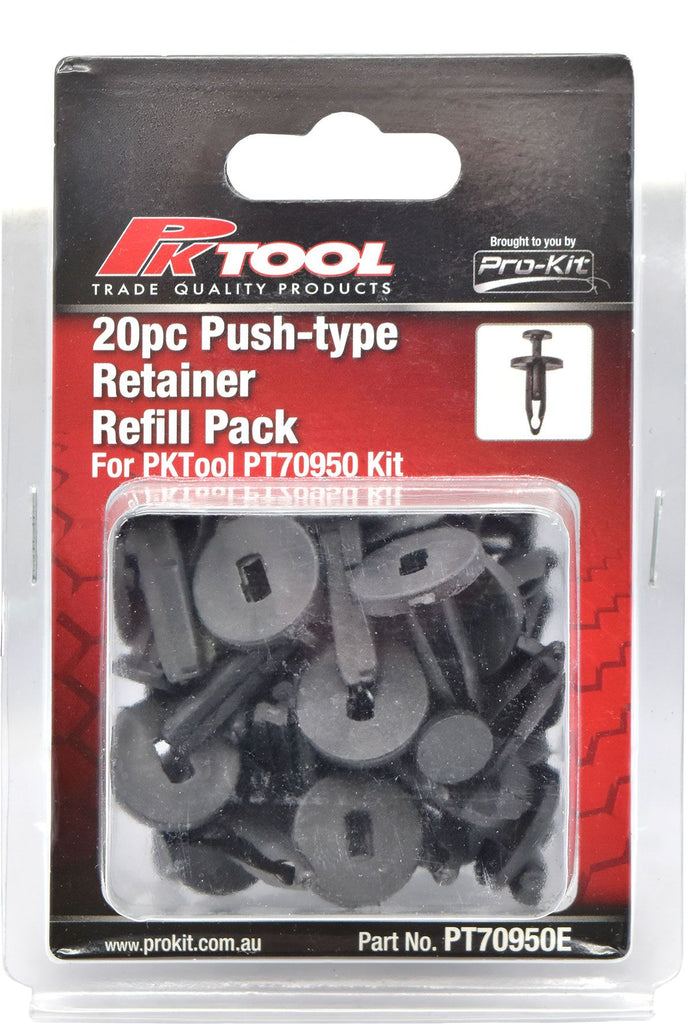 20pc Trim Clips Refill Pack - Push type retainer (B138) to suit PT70950
