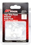 10pc Trim Clips Refill Pack - Trim panel retainer (D169) to suit PT70950