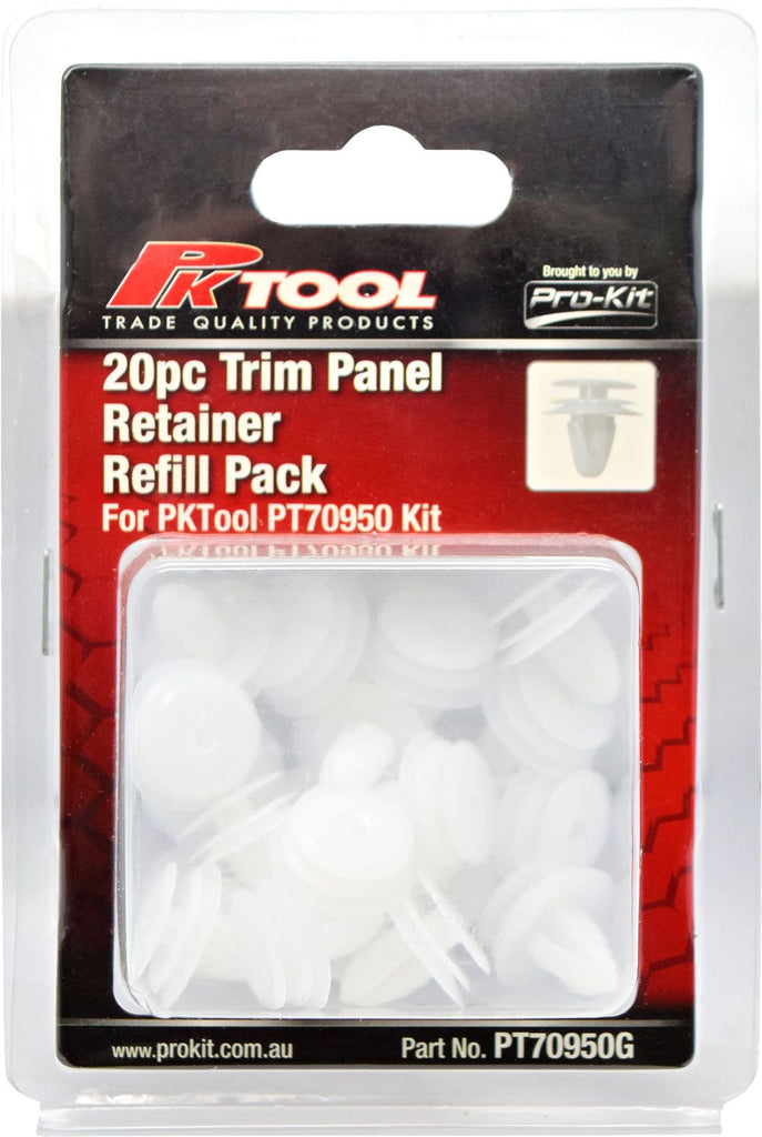 20pc Trim Clips Refill Pack - Trim panel retainer (D12) to suit PT70950