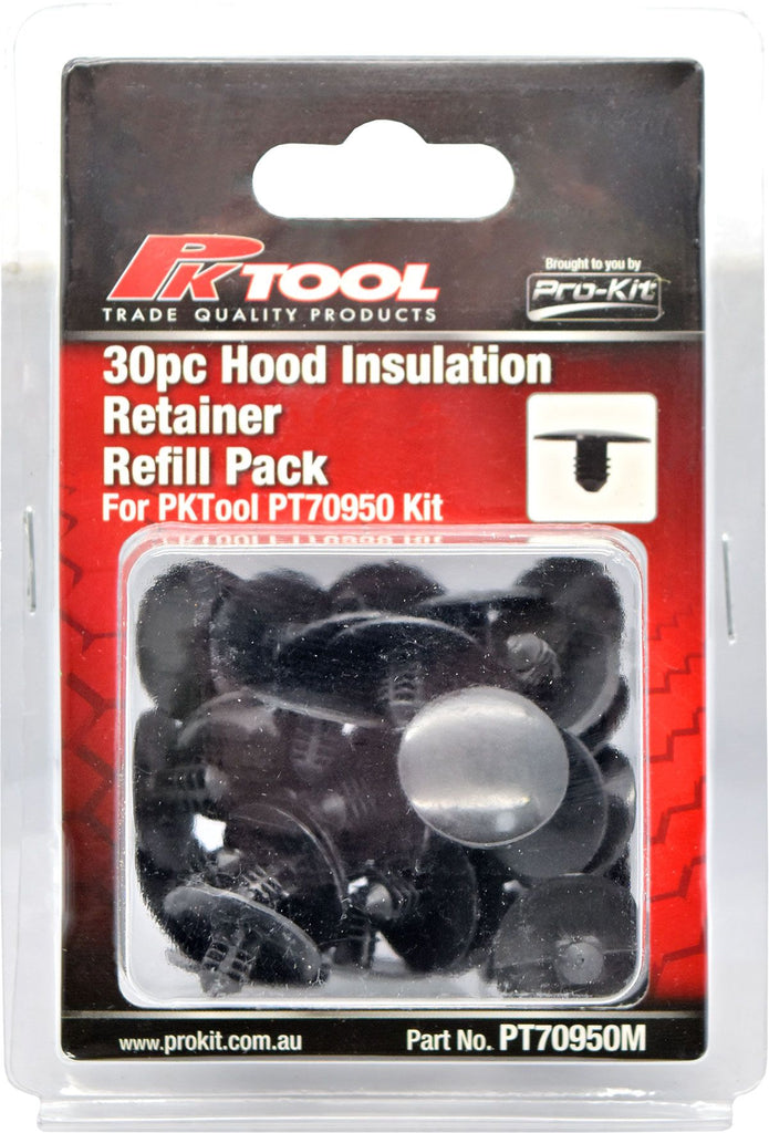 30pc Trim Clips Refill Pack - Bonnet insulation retainer (A126)