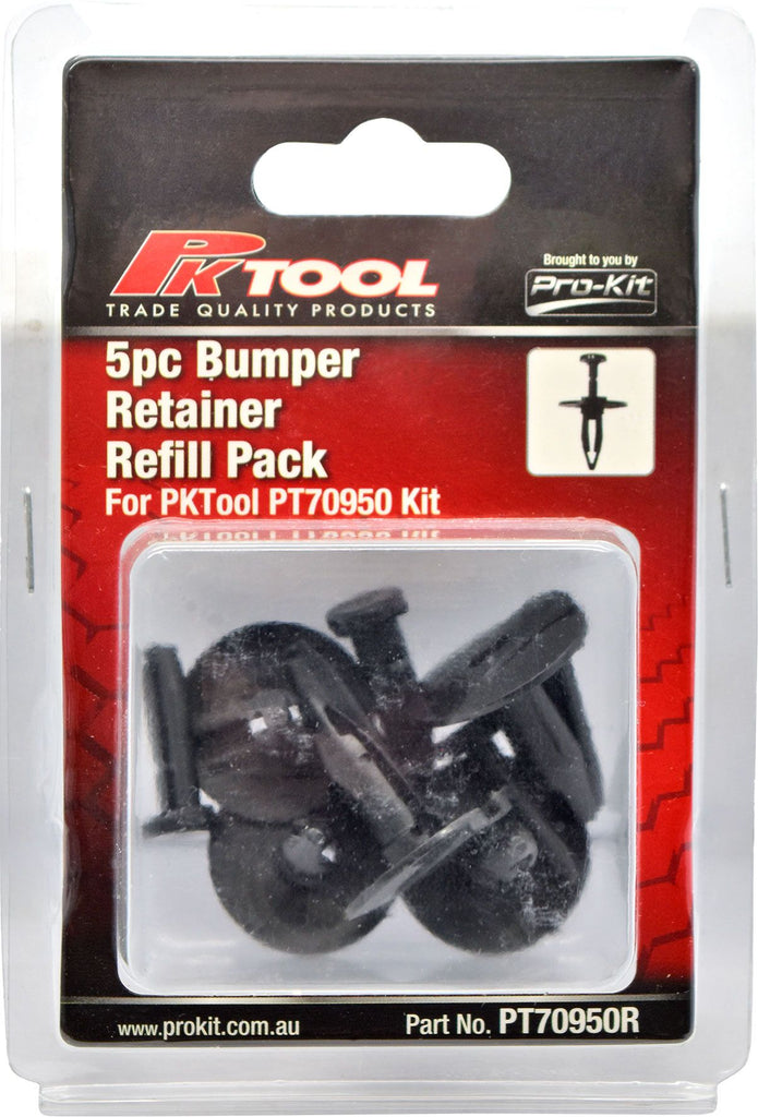 5pc Trim Clips Refill Pack - Bumper retainer (B118) to suit PT70950