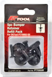 5pc Trim Clips Refill Pack - Bumper retainer (B118) to suit PT70950