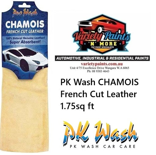 PK Wash CHAMOIS French Cut Leather 1.75sq ft SMALL
