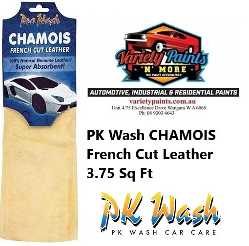 PK Wash CHAMOIS French Cut Leather 3.75sq ft EXTRA LARGE