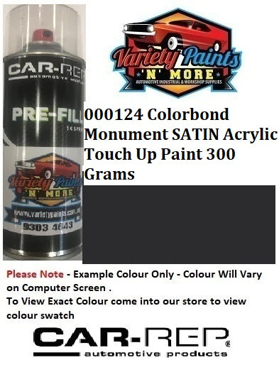 000124 Colorbond® Monument Satin Acrylic Touch Up Paint 300 Grams
