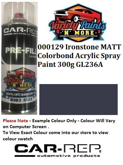 000129 Ironstone MATT Colorbond® Acrylic Spray Paint 300g GL236A