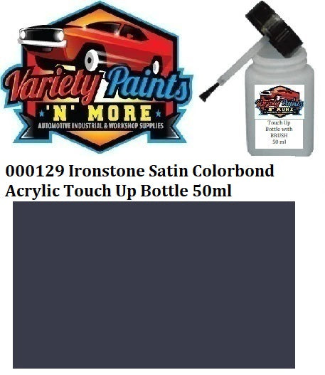 000129 Ironstone Satin Colorbond® Acrylic Touch Up Bottle 50ml