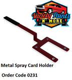 Metal Spray Card Holder