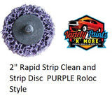 2" Rapid Strip Clean and Strip Disc  PURPLE Roloc Style